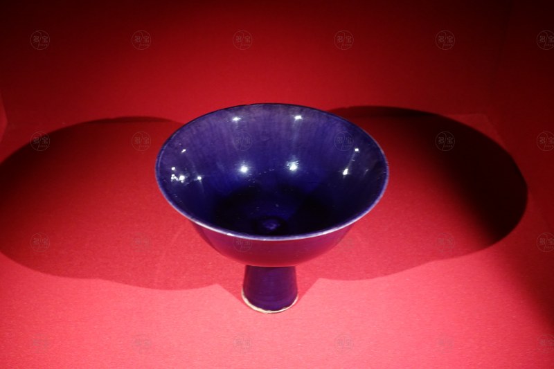 明永乐（1403-1424年） 茄皮紫釉靶碗 - 图3