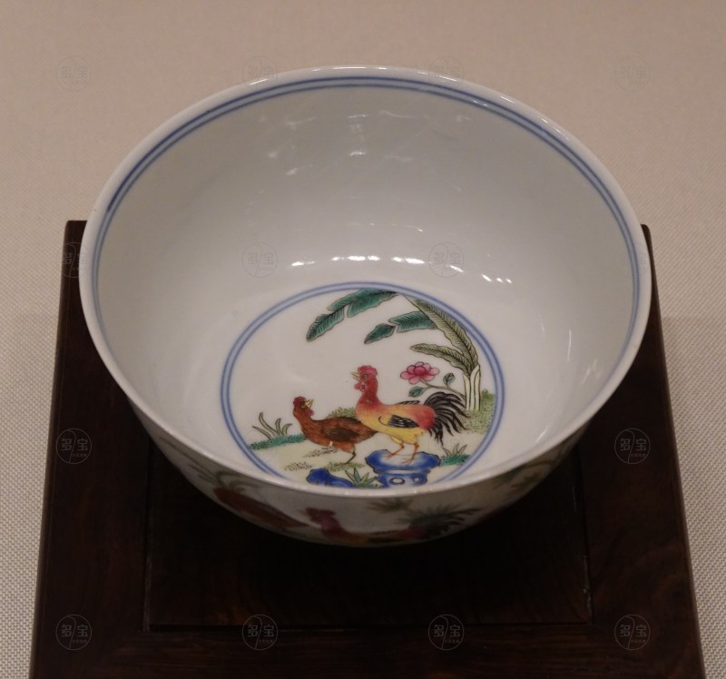 清乾隆（1736-1795） 粉彩鸡纹碗 - 图4