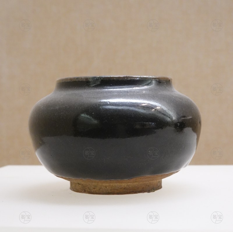 宋 河南段店窑黑釉罐
