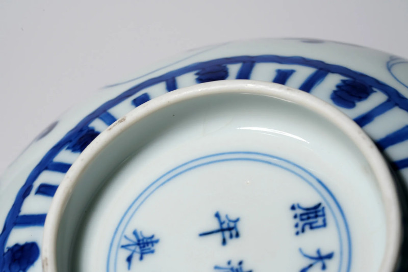 清康熙青花缠枝莲纹碗-多宝古瓷宝典