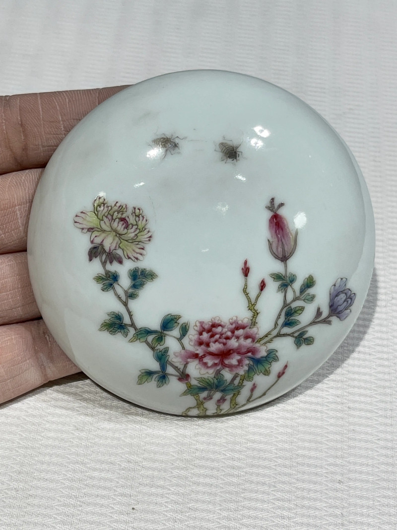 清代 粉彩文房瓷器一组十二件 - 图15