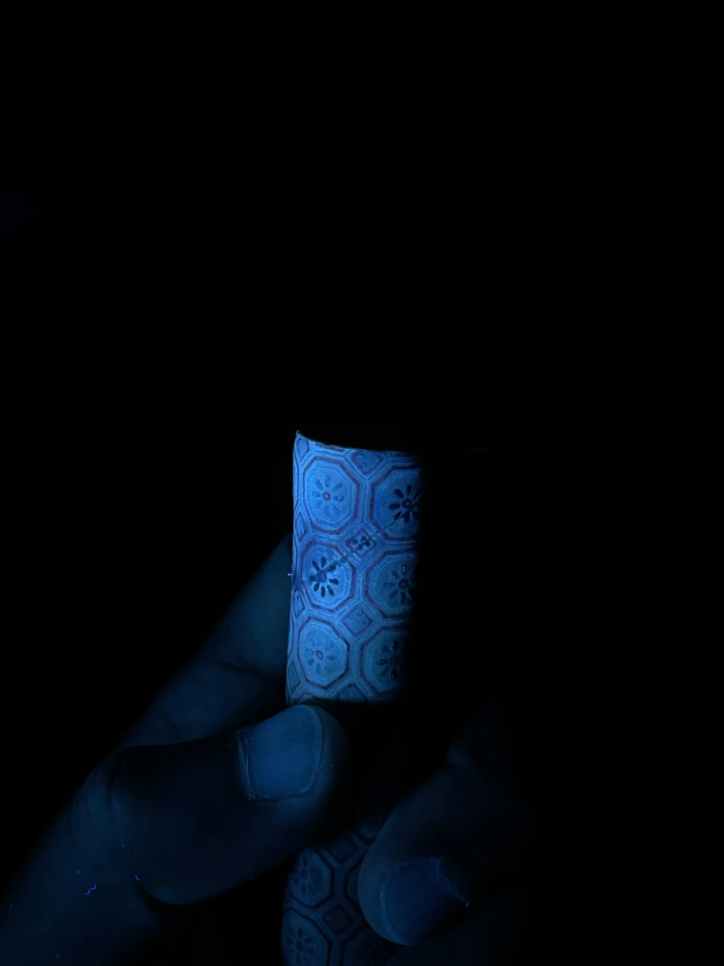 清乾隆 洋彩几何纹牙签筒 - 图10