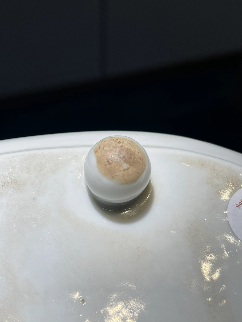 清晚期 青花十二生肖腰圆贡盘 - 图10