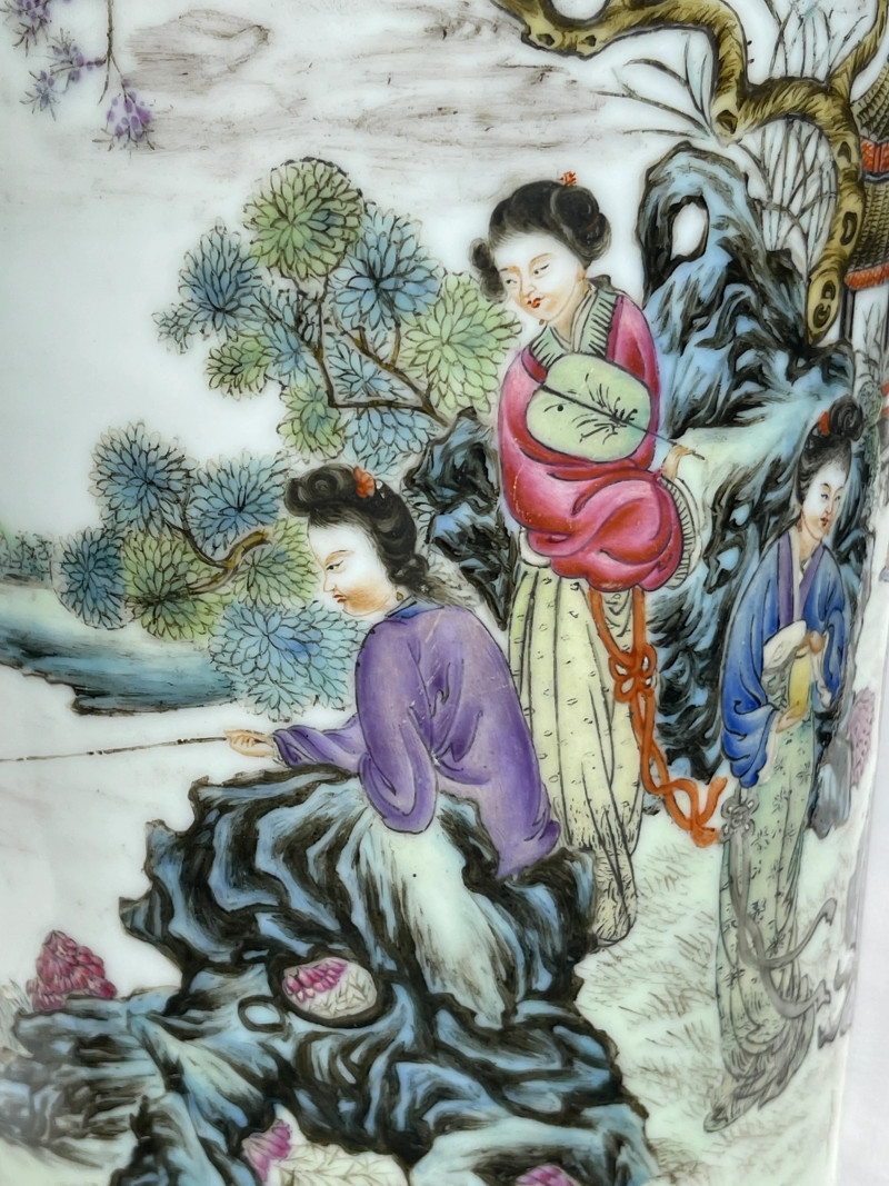 清代 粉彩瓷器一组四件 - 图31