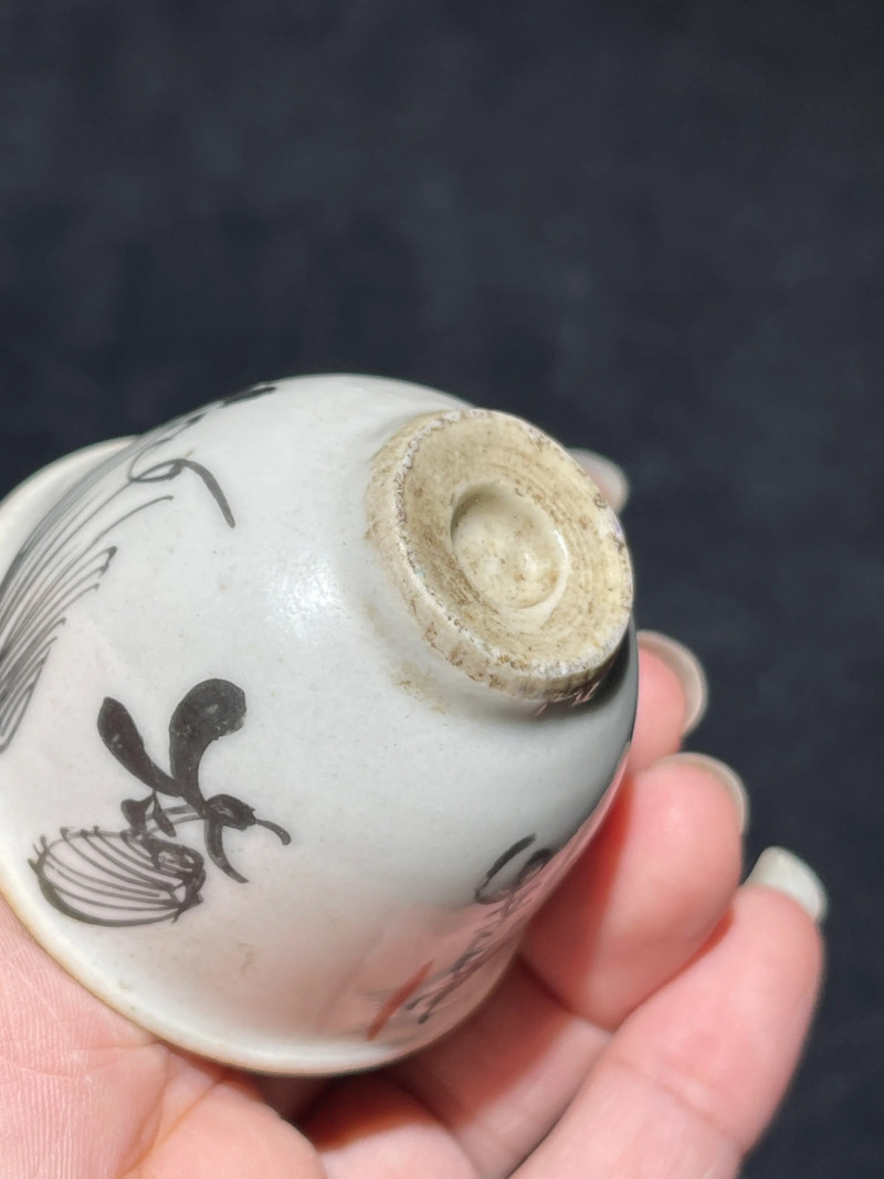 清乾隆 唐英风格牛眼杯一对 - 图8
