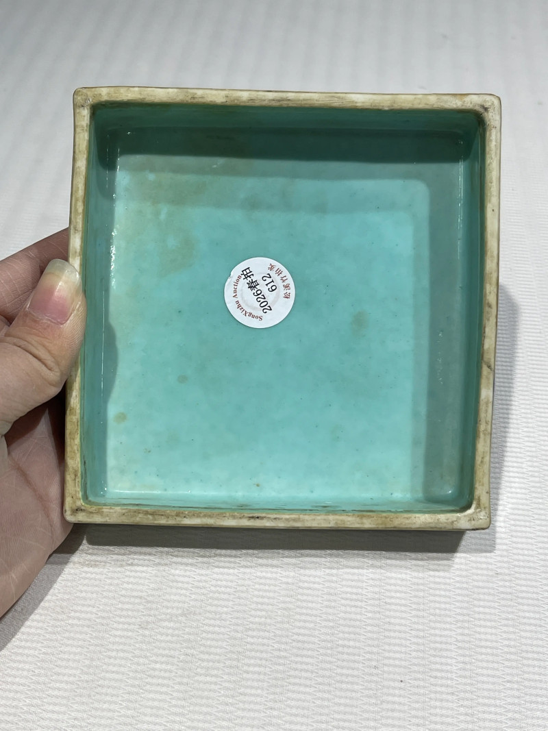清代 粉彩文房瓷器一组十二件 - 图56