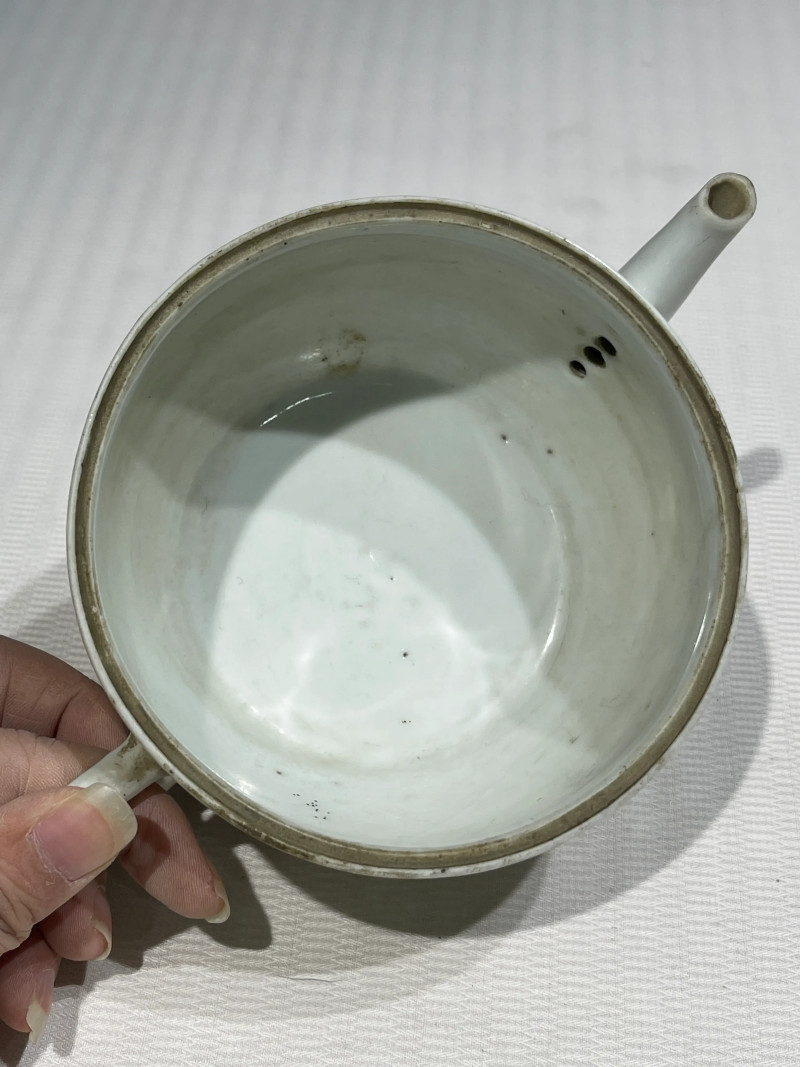 清代 粉彩茶壶一组十二件 - 图36