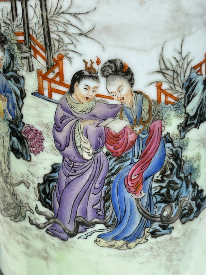清代 粉彩瓷器一组四件 - 图33