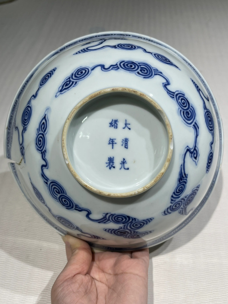 清代 青花瓷器一组七件 - 图5