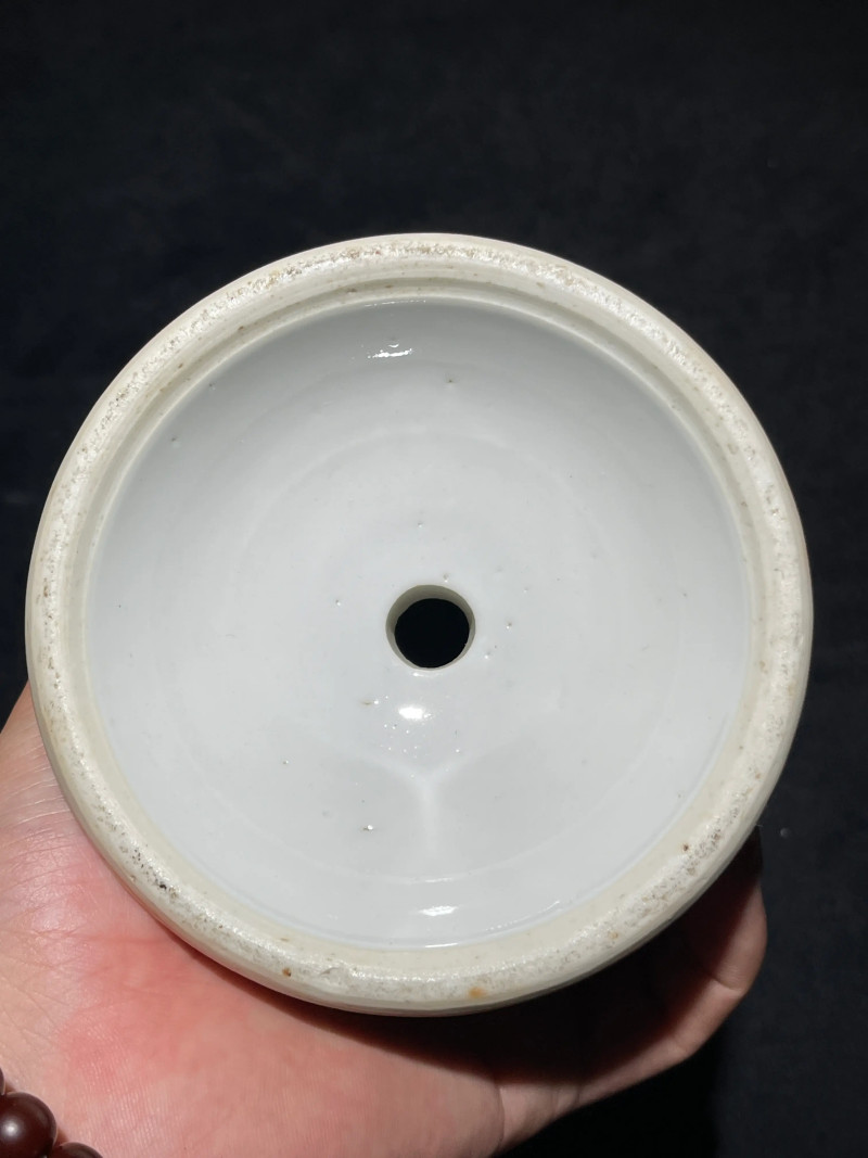 民国 粉彩人物纹皮灯一对 - 图26