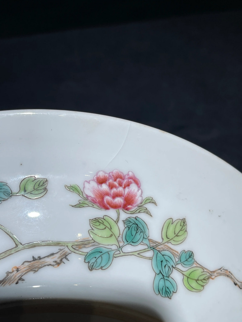 民国 粉彩双鹿纹花盆一对 - 图29