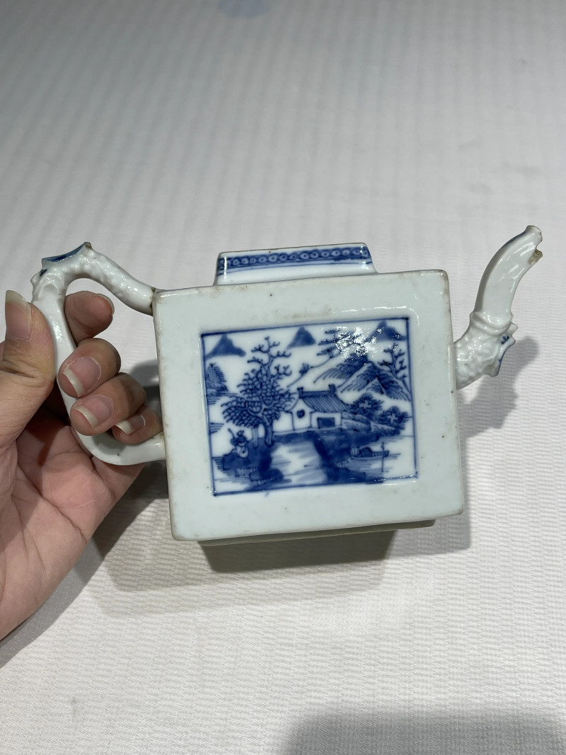 清代 青花瓷器一组七件 - 图14