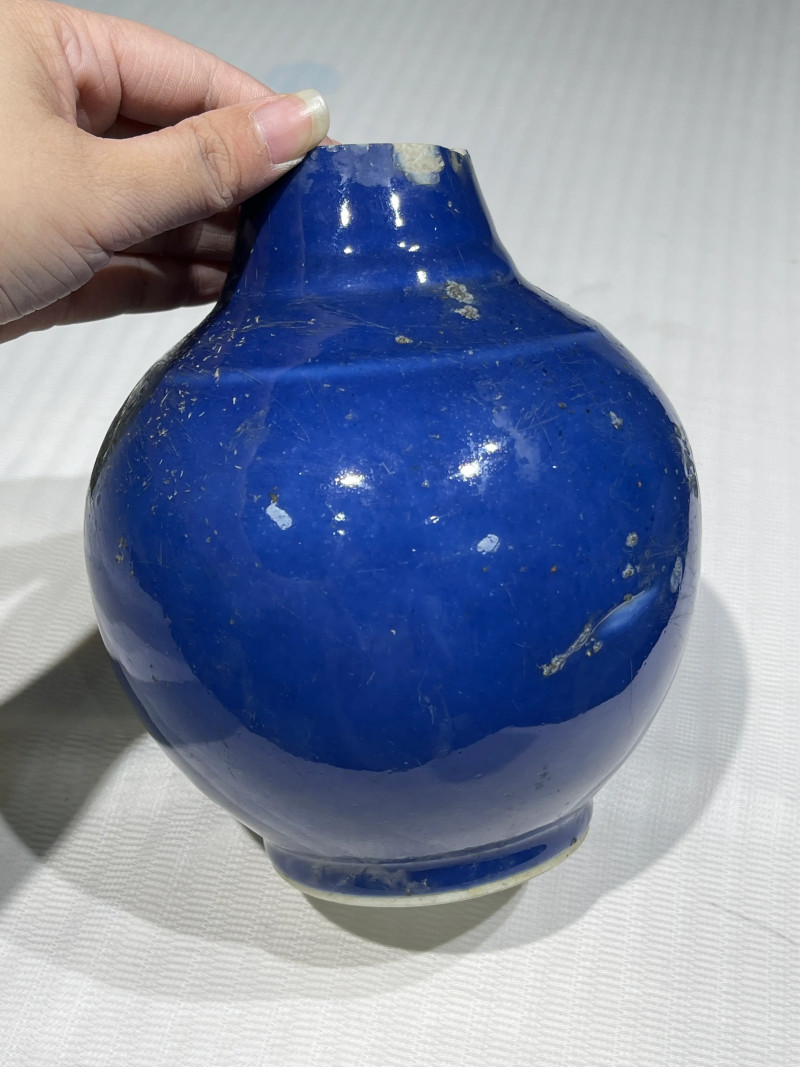 清代 颜色釉瓷器一组三件 - 图11