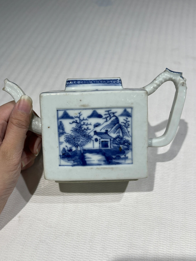 清代 青花瓷器一组七件 - 图15