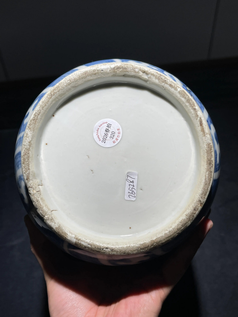 清晚期 青花云龙纹壮罐 - 图11