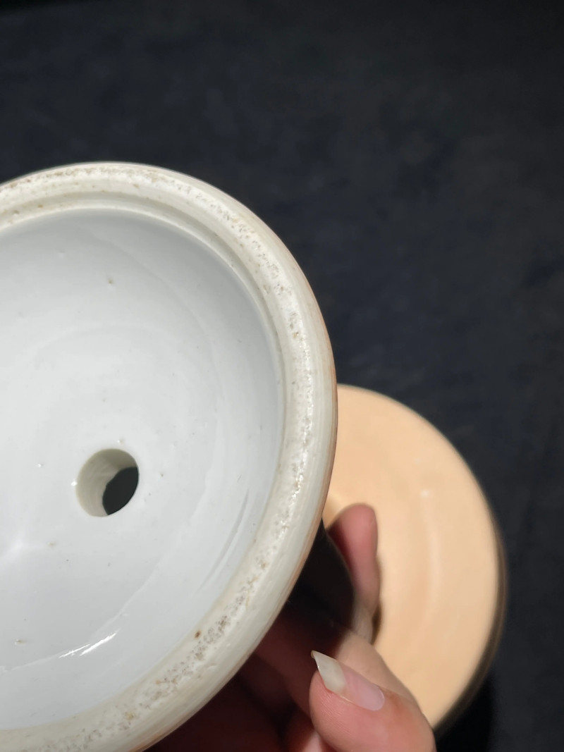 民国 粉彩人物纹皮灯一对 - 图28