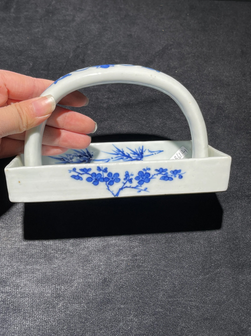 清晚期 青花瓷器一组两件 - 图16