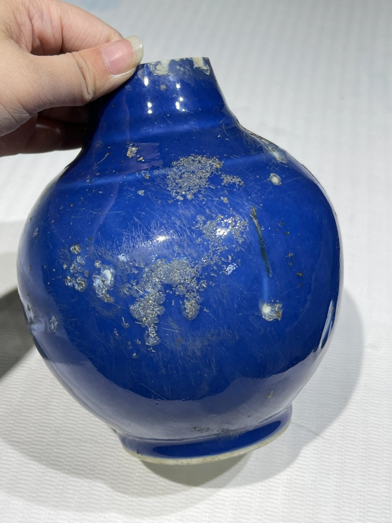 清代 颜色釉瓷器一组三件 - 图12