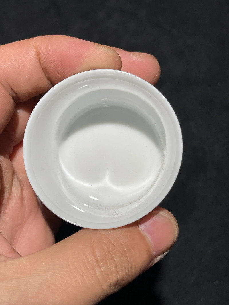 解放初 雷火莲风格粉彩十八罗汉杯一套十八件 - 图35