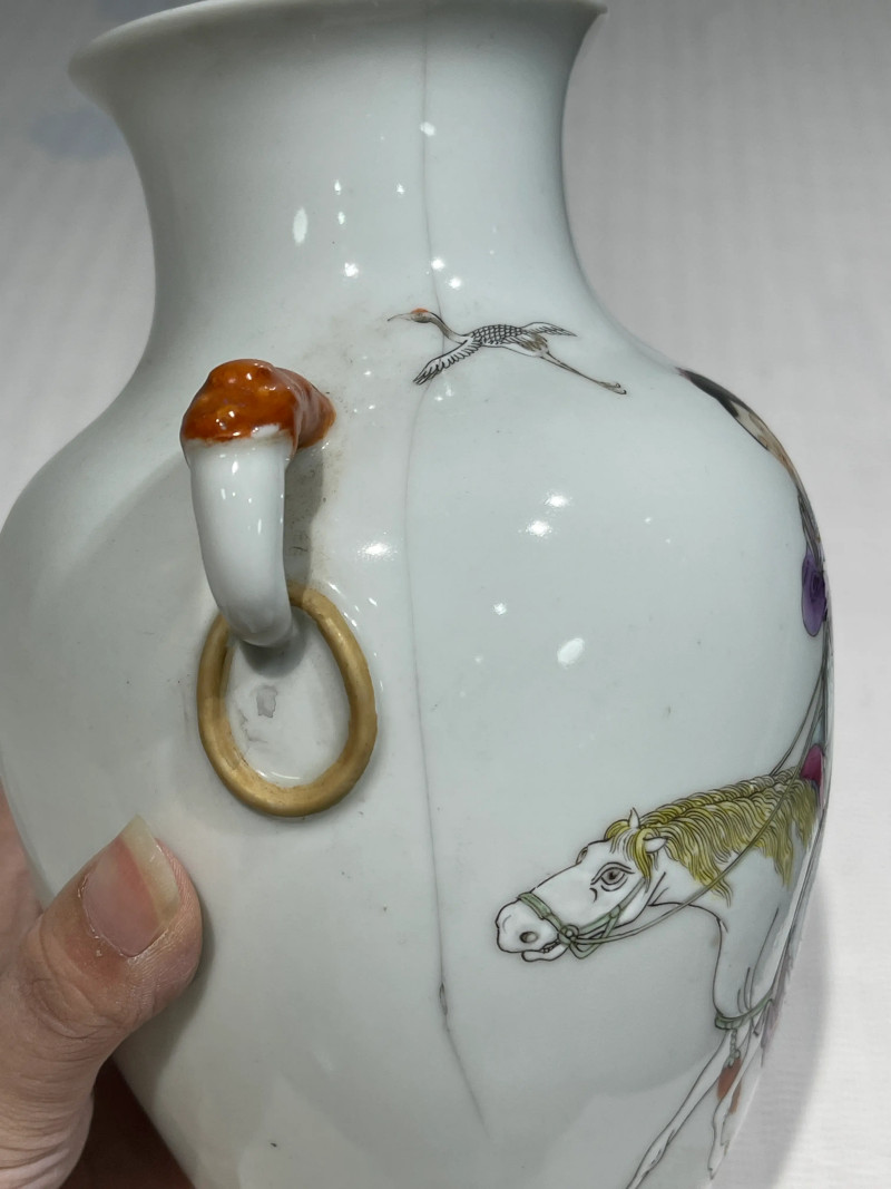 清代 粉彩人物纹瓷器一组十四件 - 图22