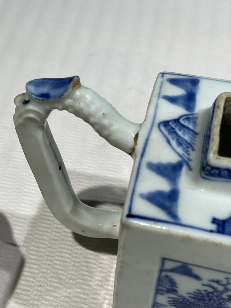 清代 青花瓷器一组七件 - 图19