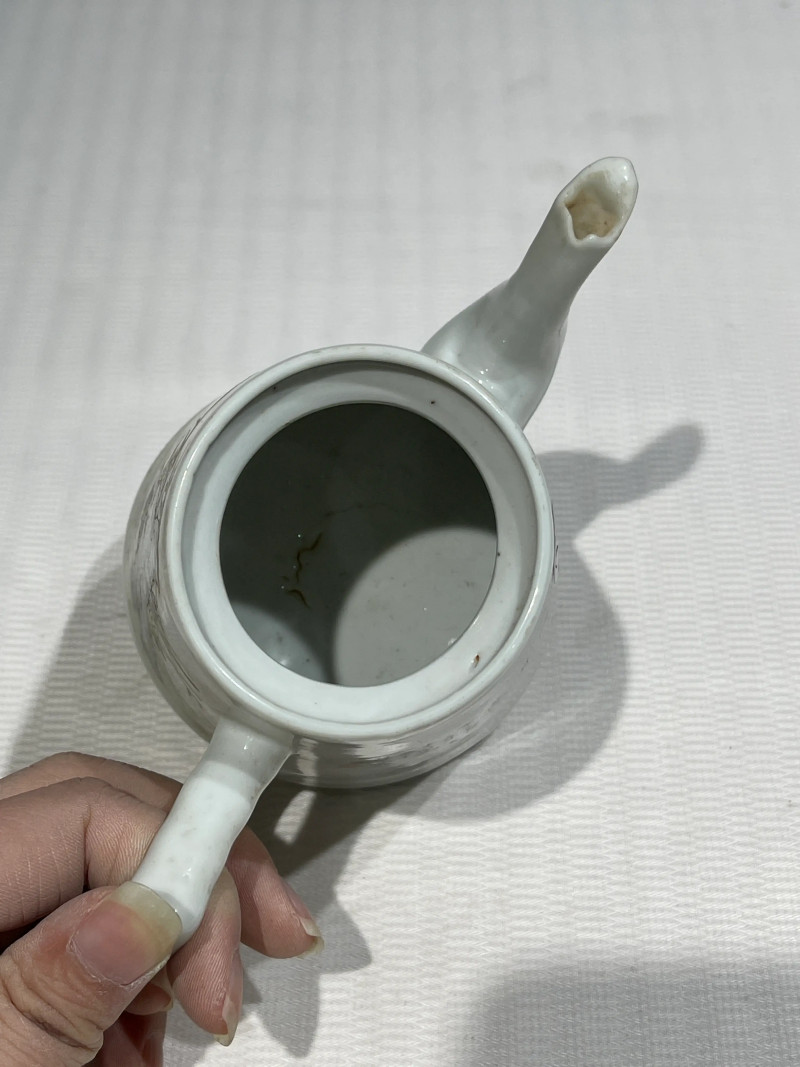 清代 粉彩茶壶一组十二件 - 图68