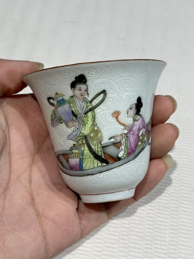 清代 粉彩瓷器一组十九件 - 图26