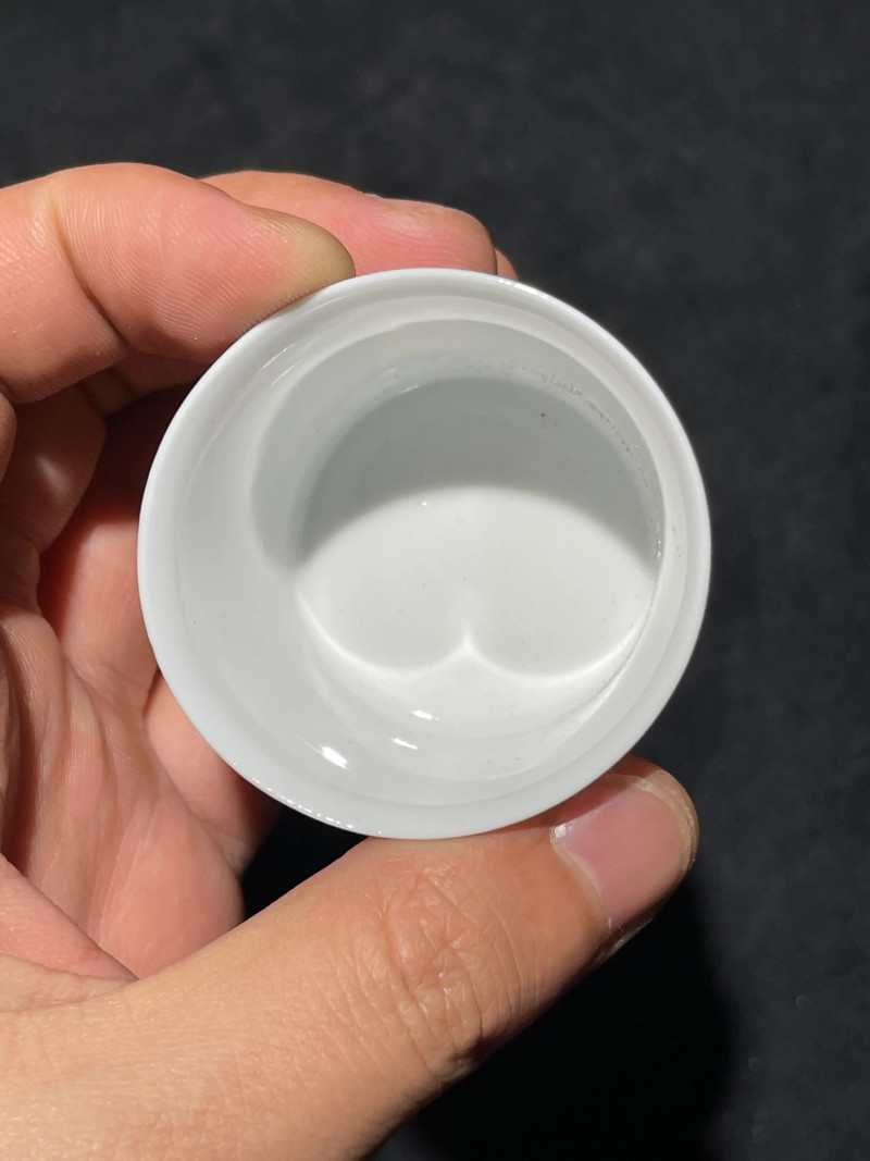 解放初 雷火莲风格粉彩十八罗汉杯一套十八件 - 图39