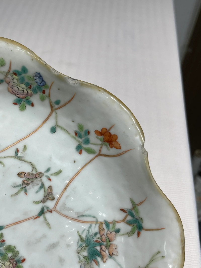 清代 粉彩瓷器一组七件 - 图22
