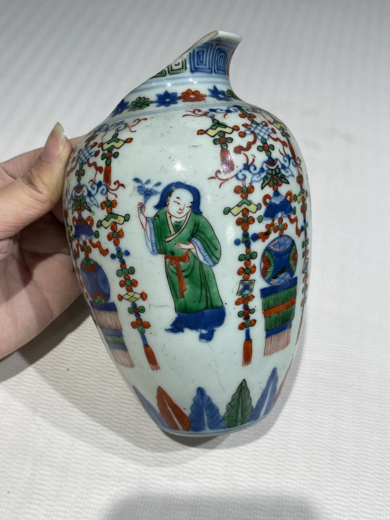 清代 粉彩人物纹瓷器一组十四件 - 图38