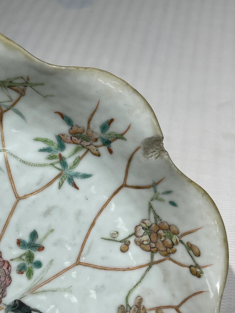 清代 粉彩瓷器一组七件 - 图23