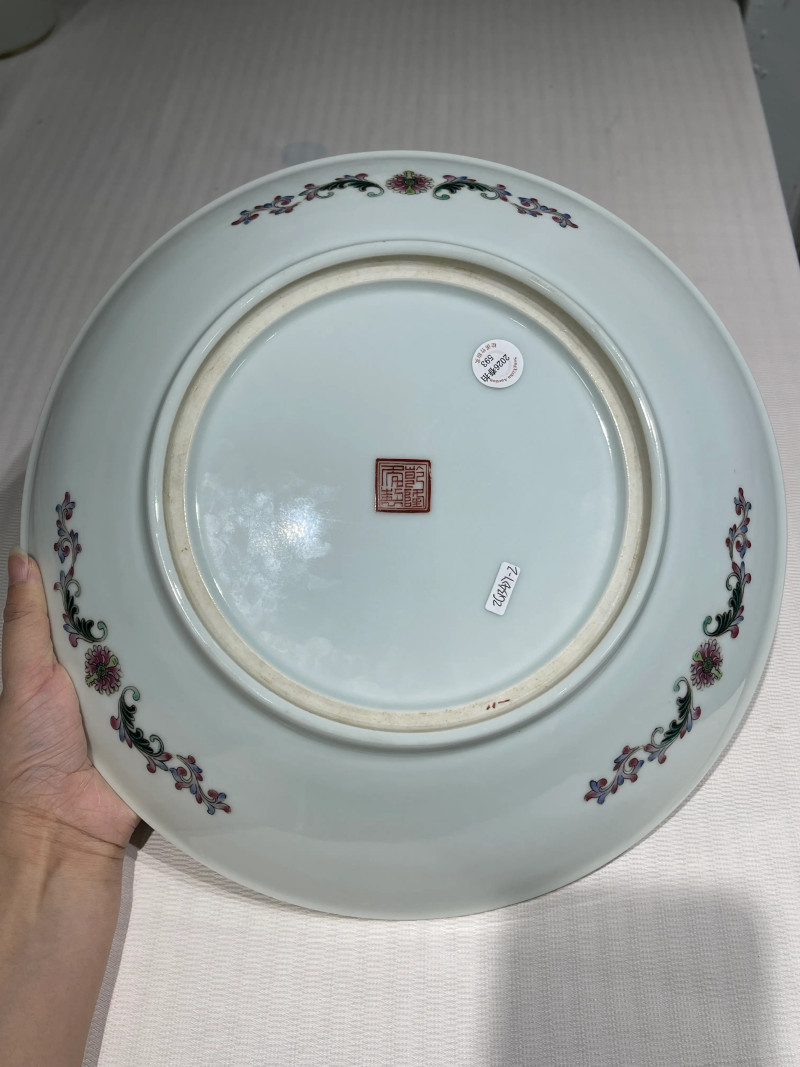 民国 粉彩瓷器一组四件 - 图7