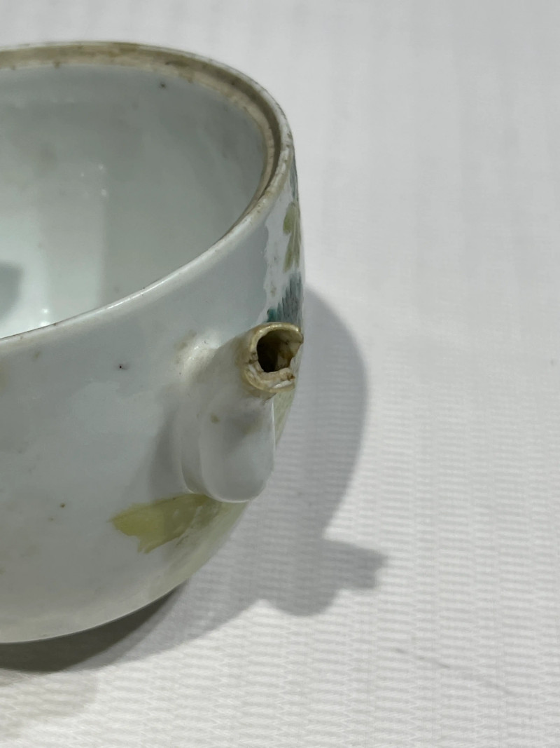 清代 粉彩茶壶一组十五件 - 图19