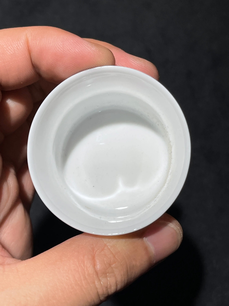 解放初 雷火莲风格粉彩十八罗汉杯一套十八件 - 图4