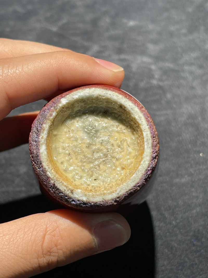 清乾隆 钧红釉小瓶一对 - 图13