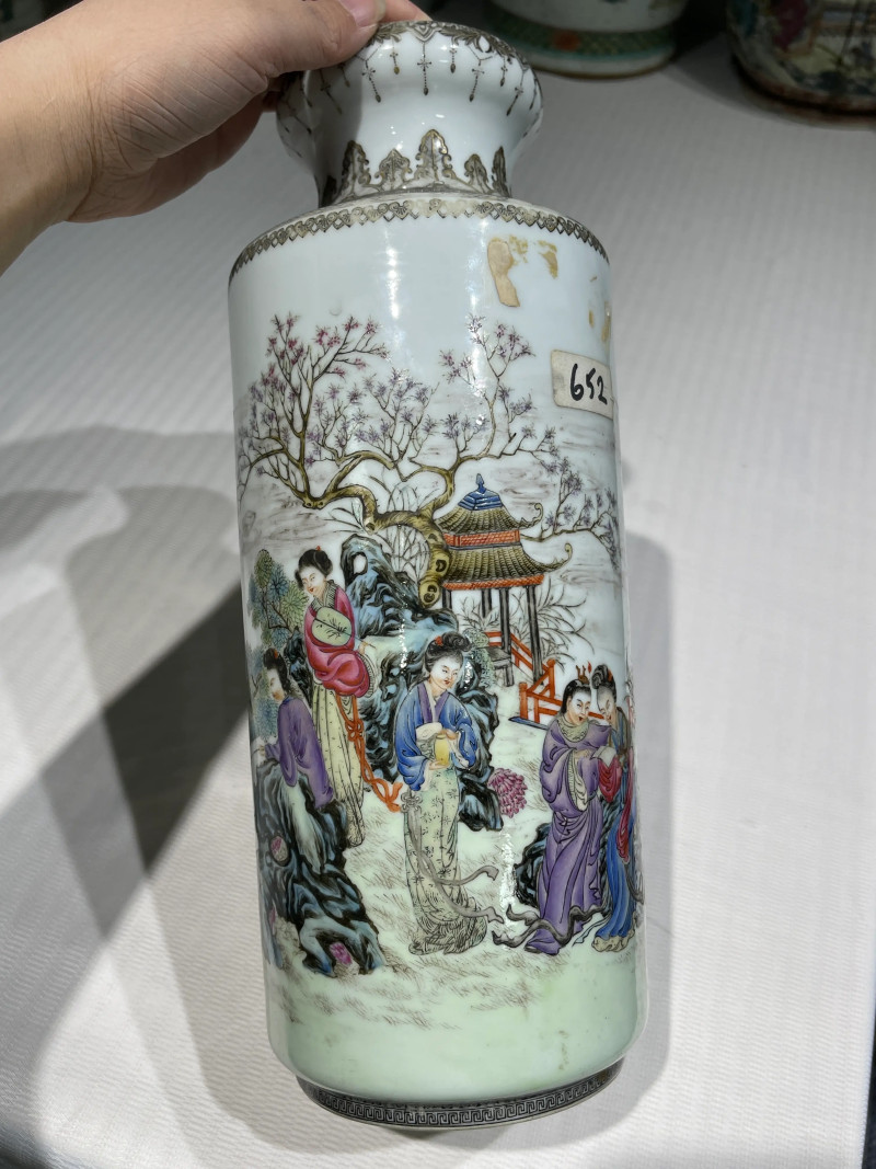 清代 粉彩瓷器一组四件 - 图28