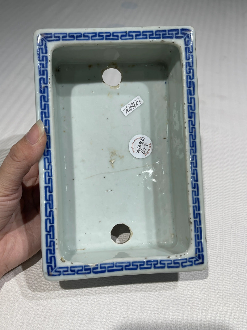 清代 青花瓷器一组七件 - 图23