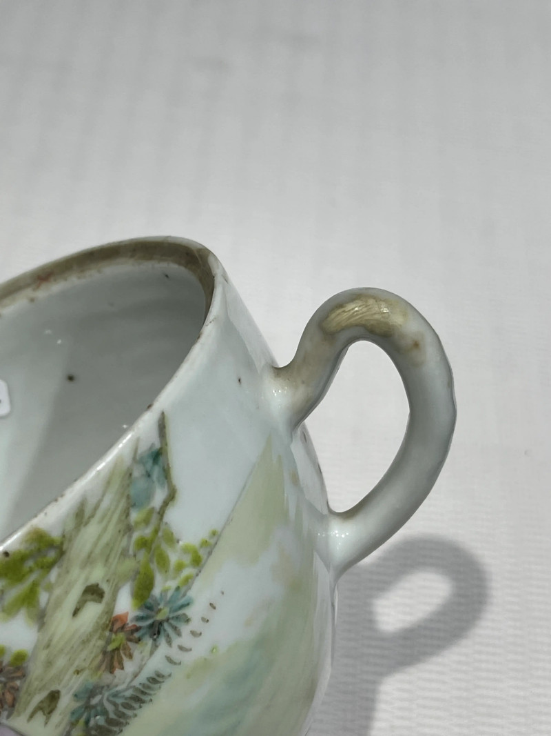 清代 粉彩茶壶一组十五件 - 图20