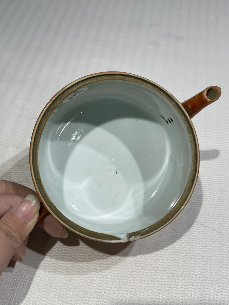 清代 粉彩茶壶一组十五件 - 图22