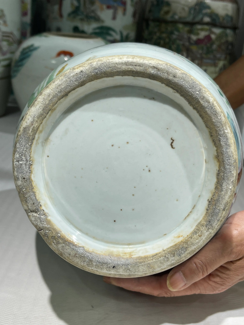 清代 粉彩花鸟纹瓶一组二十一件 - 图122