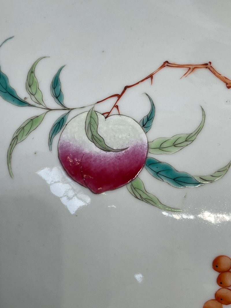 清光绪 粉彩灵仙祝寿纹天球瓶 - 图6