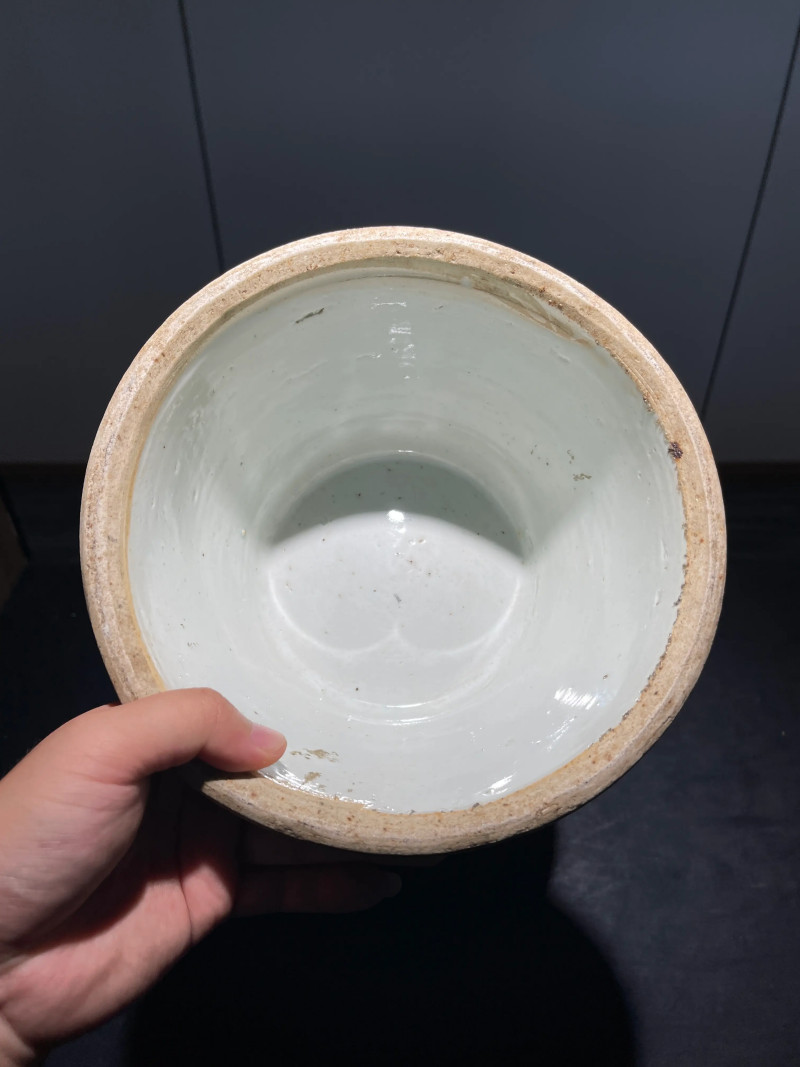 清晚期 粉彩花卉纹花觚一对 - 图9