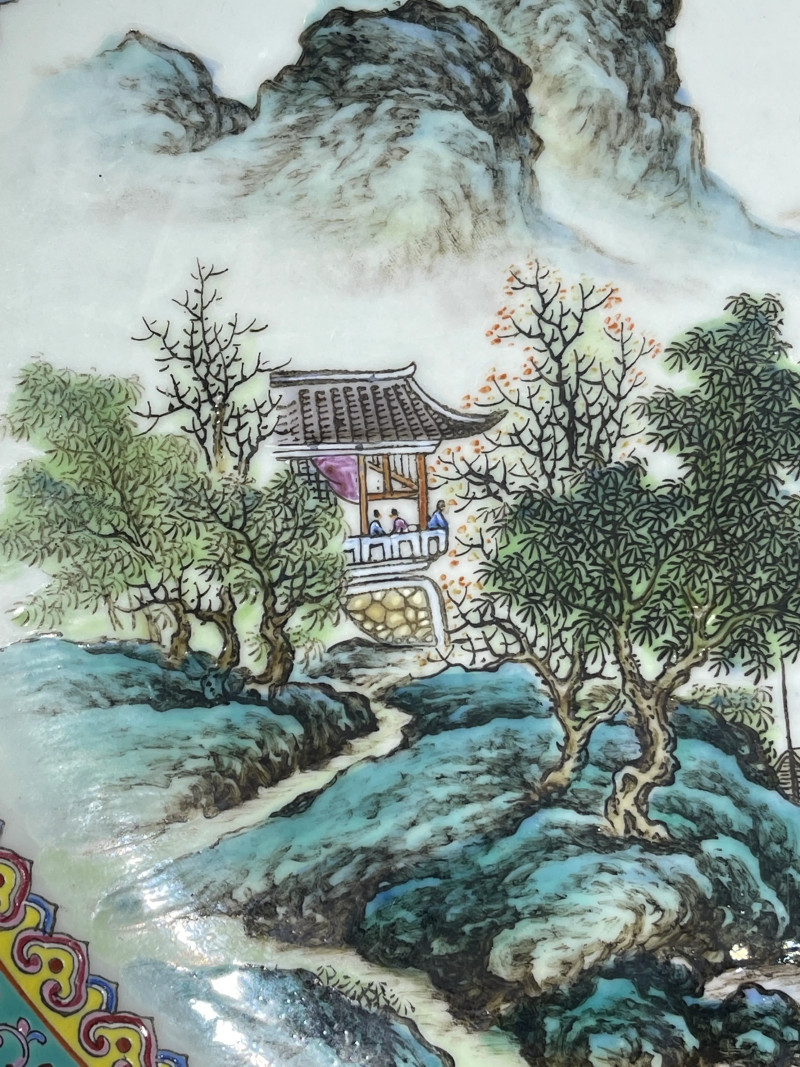 民国 粉彩瓷器一组四件 - 图12