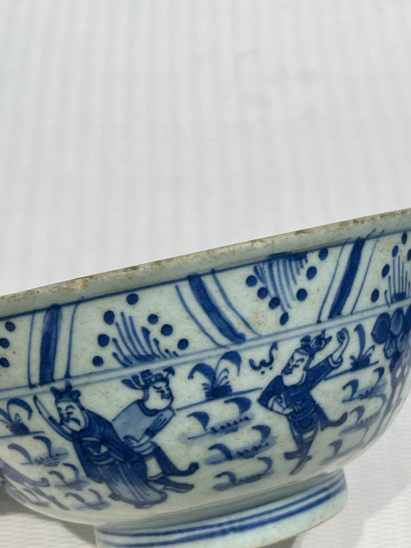 清代 颜色釉、青花瓷器一组三件 - 图16