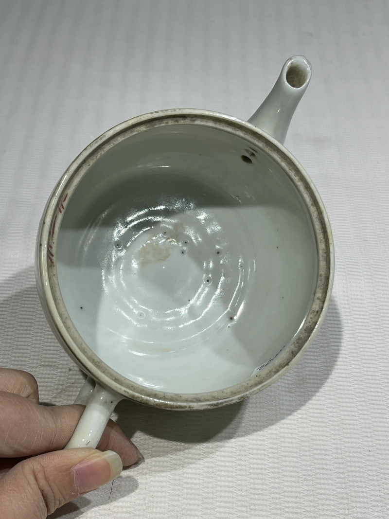 清代 粉彩茶壶一组十二件 - 图77