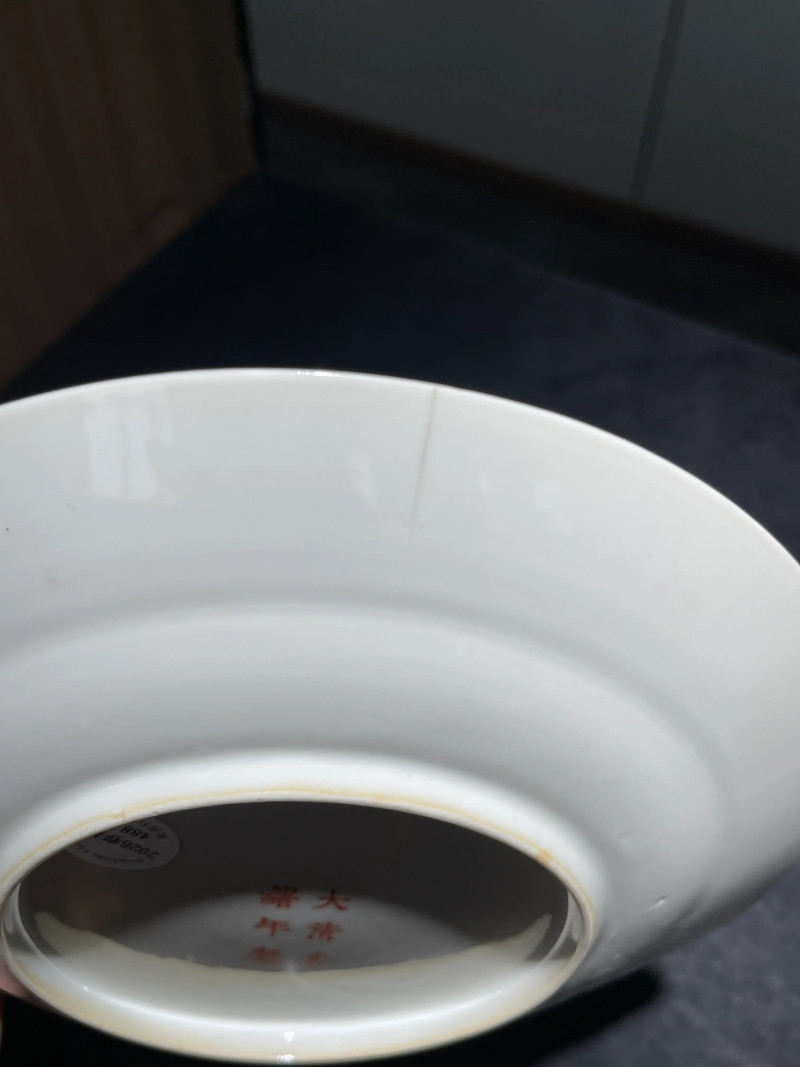 清光绪 粉彩八宝龙纹盘一对 - 图20