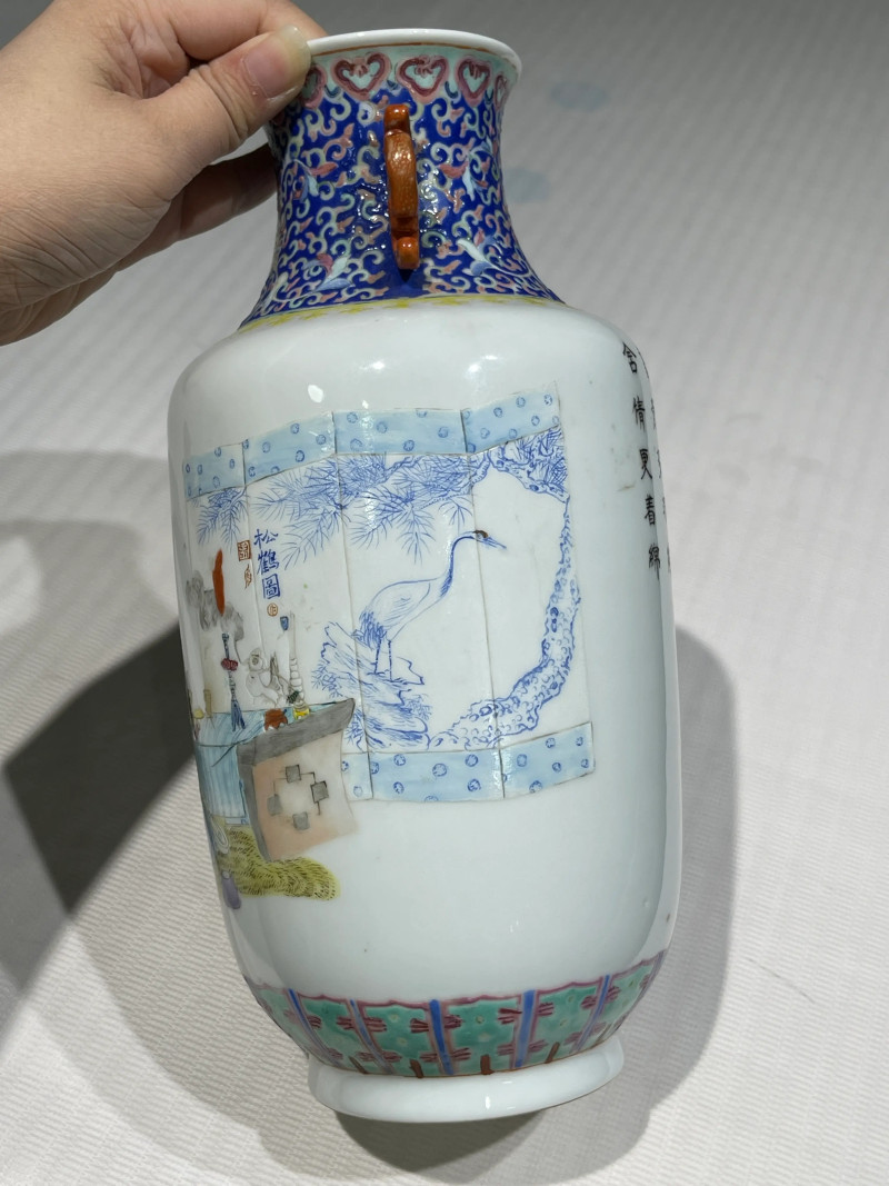 清代 粉彩瓷器一组四件 - 图14