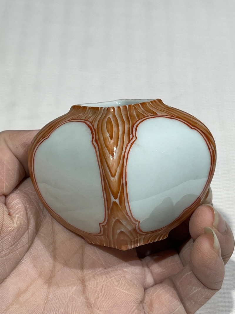 清代 粉彩文房瓷器一组十二件 - 图38
