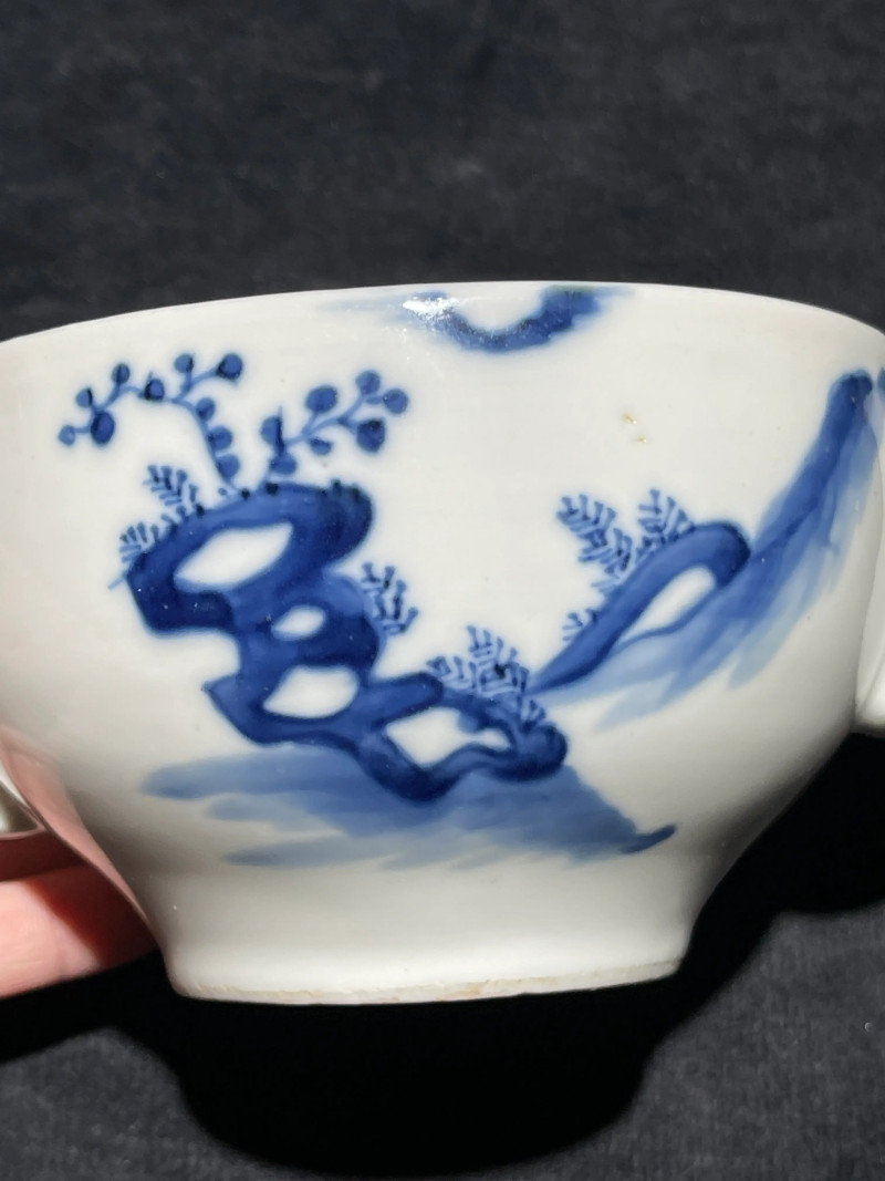 清晚期 青花瓷器一组两件 - 图4