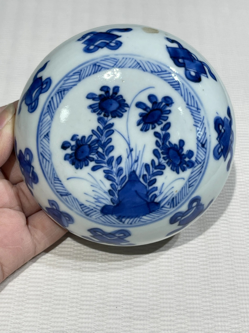 清代 青花瓷器一组八件 - 图7